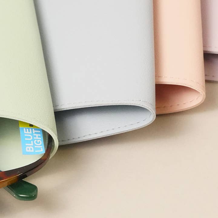 12 COULEURS ASSORTIES Étui à lunettes simple en couleur pastel en vente sur Faire3