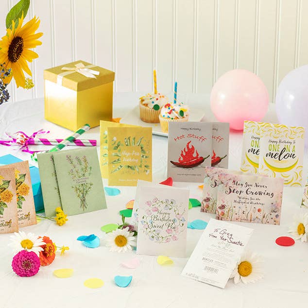 Bentley Seed Co. - Wholesale Birthday Card - It's Birthday Thyme - Thyme Seed Packets8