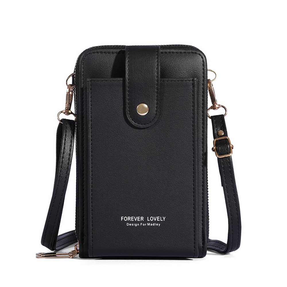 Wholesalesir - Wholesale Crossbody Bag - Women's - Solid Color Three-layer Phone Wallet1