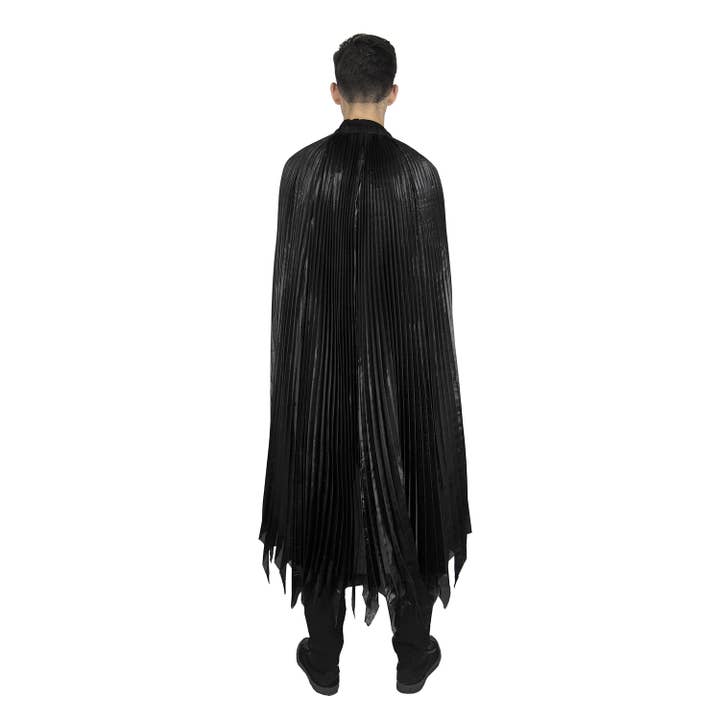 Party Pro - Wholesale Costume - Unisex - ADULT SIZE BLACK WING CAPES4
