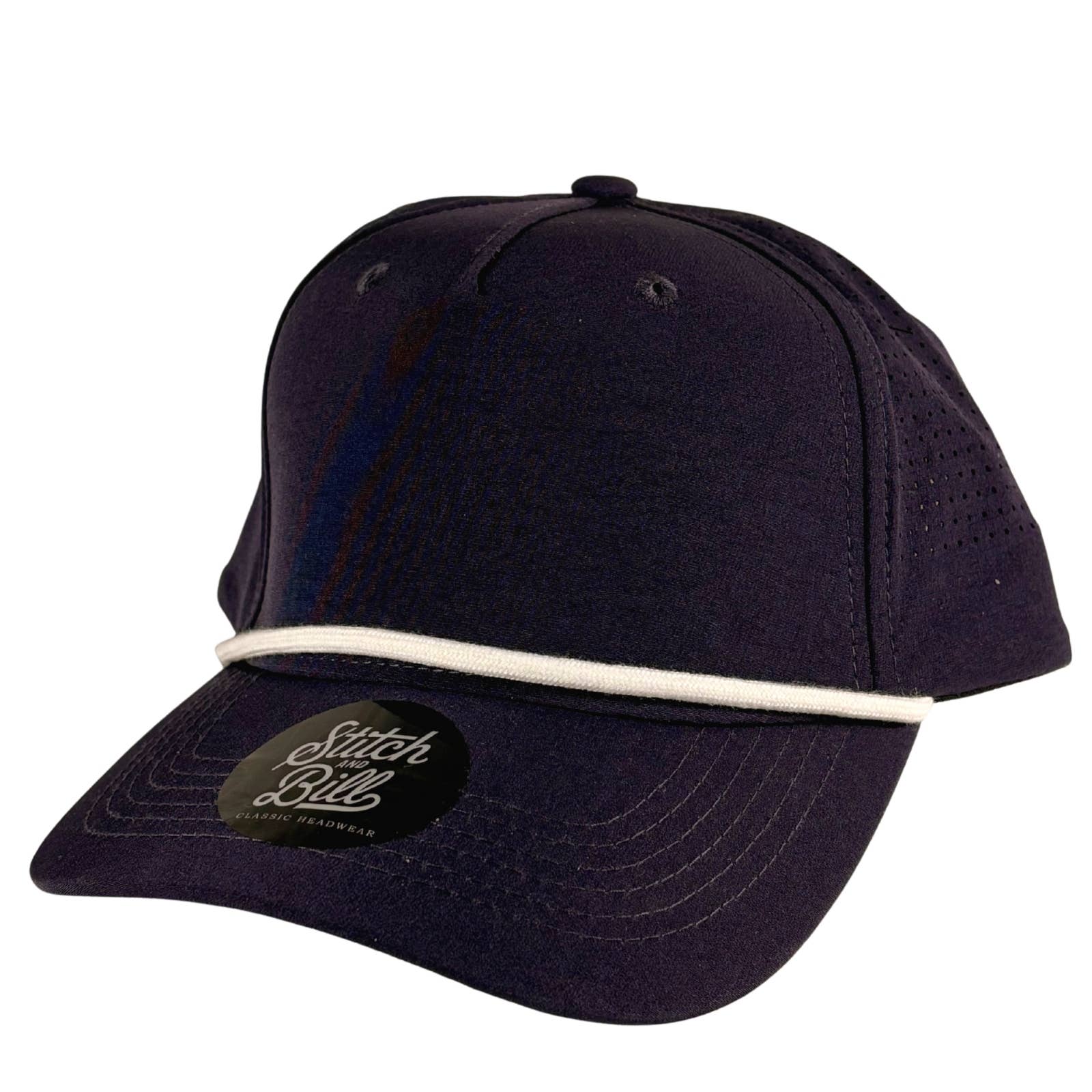 Stitch & Bill Hats - Wholesale Honkbalpet - Uniseks - Prestatie 5-Panel Touw Baseballpet Luchtstroom Heren Dames10