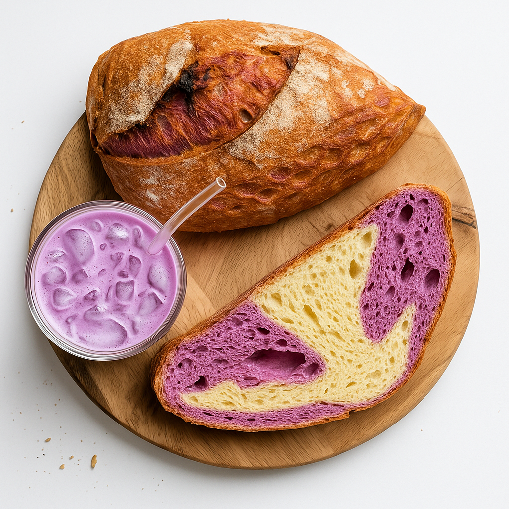 Biomatea - Wholesale Protein/Superfood Powder - Purple yam powder, Ube powder, violet yam Ube powder, natural, 100 g ground1