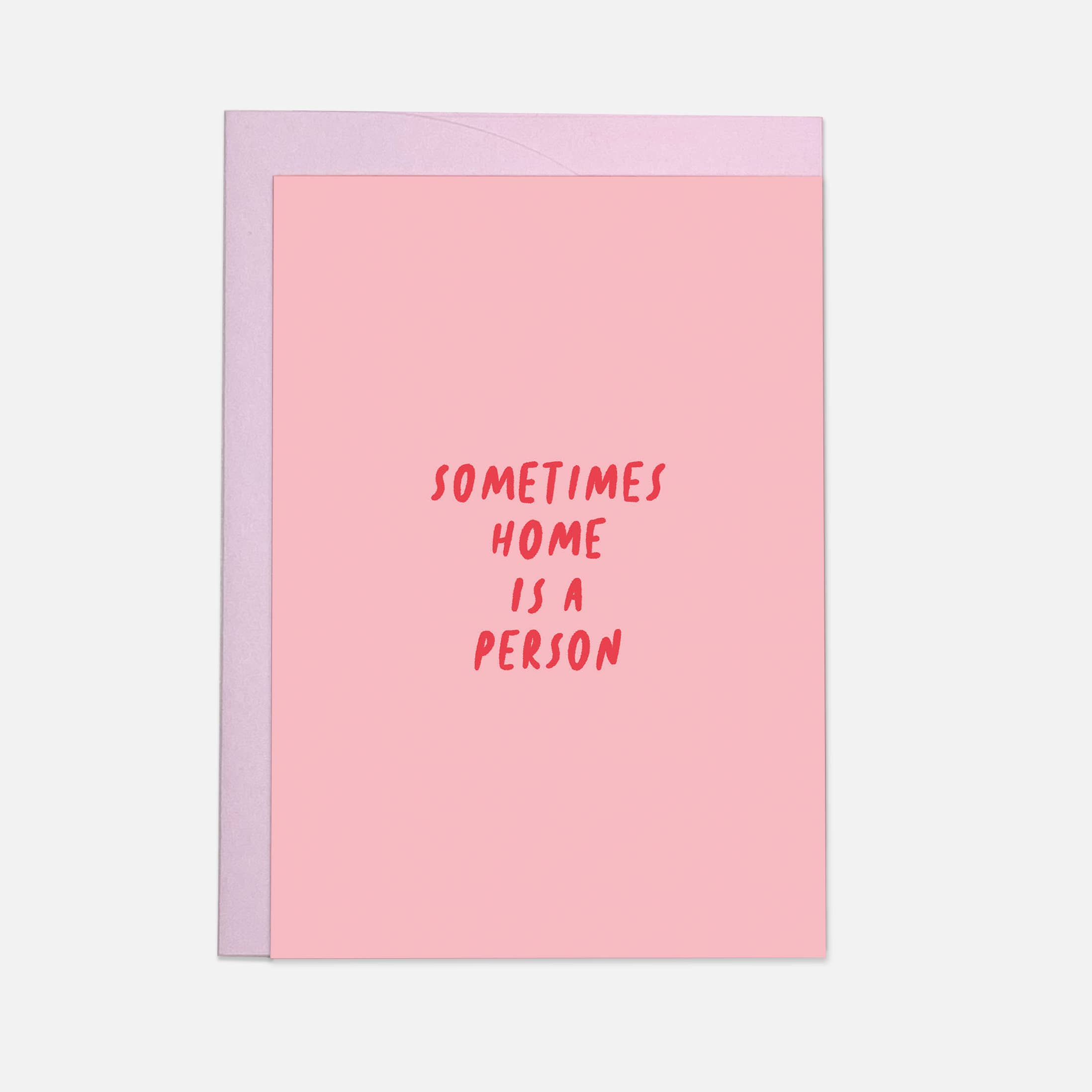 Kaart Blanche – wholesale Love card – Home is a person greeting card
