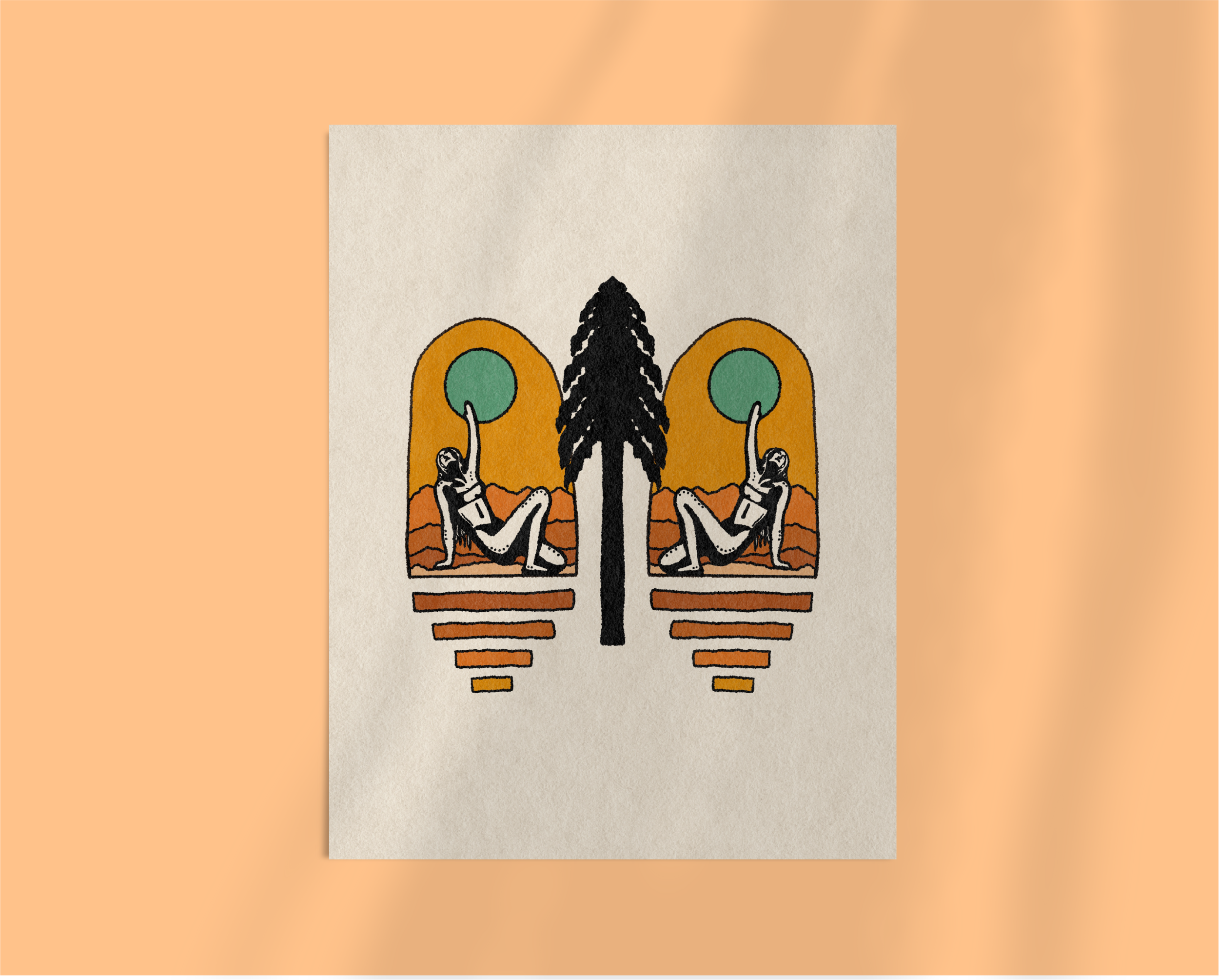 Kick Step Design - Wholesale Art Print - Nature Helps Print1