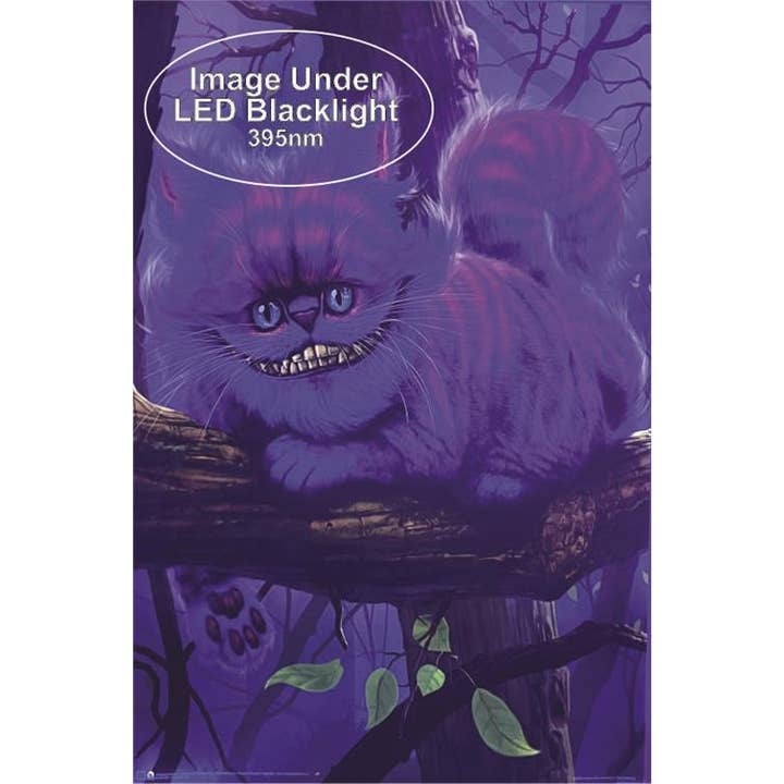 Scorpio Posters - Wholesale Poster - Cheshire Cat Non Flocked Blacklight Poster – Psychedelic Décor1