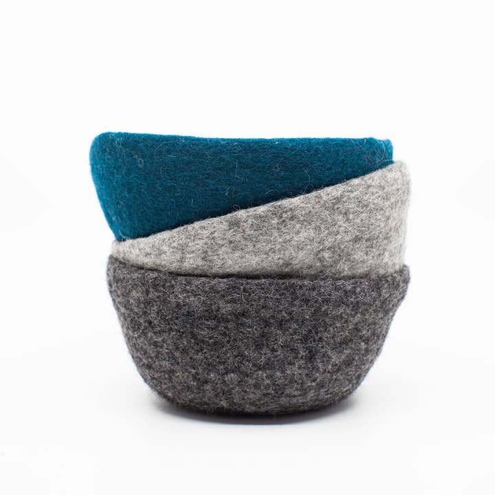 Fibres of Life - Wool & Felt - Wholesale Decorative Plate/Dish/Bowl - Felt Bowl - Small | Wool Felt Bowl | Catchall Felt Decor23