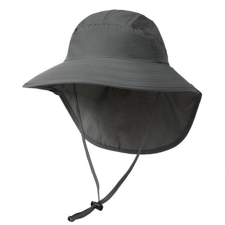 ACCITY - Wholesale Bucket Hat - Women's - SUMMER MOUNTAINEERING FACE-COVERING SUN HAT_CWAH14734