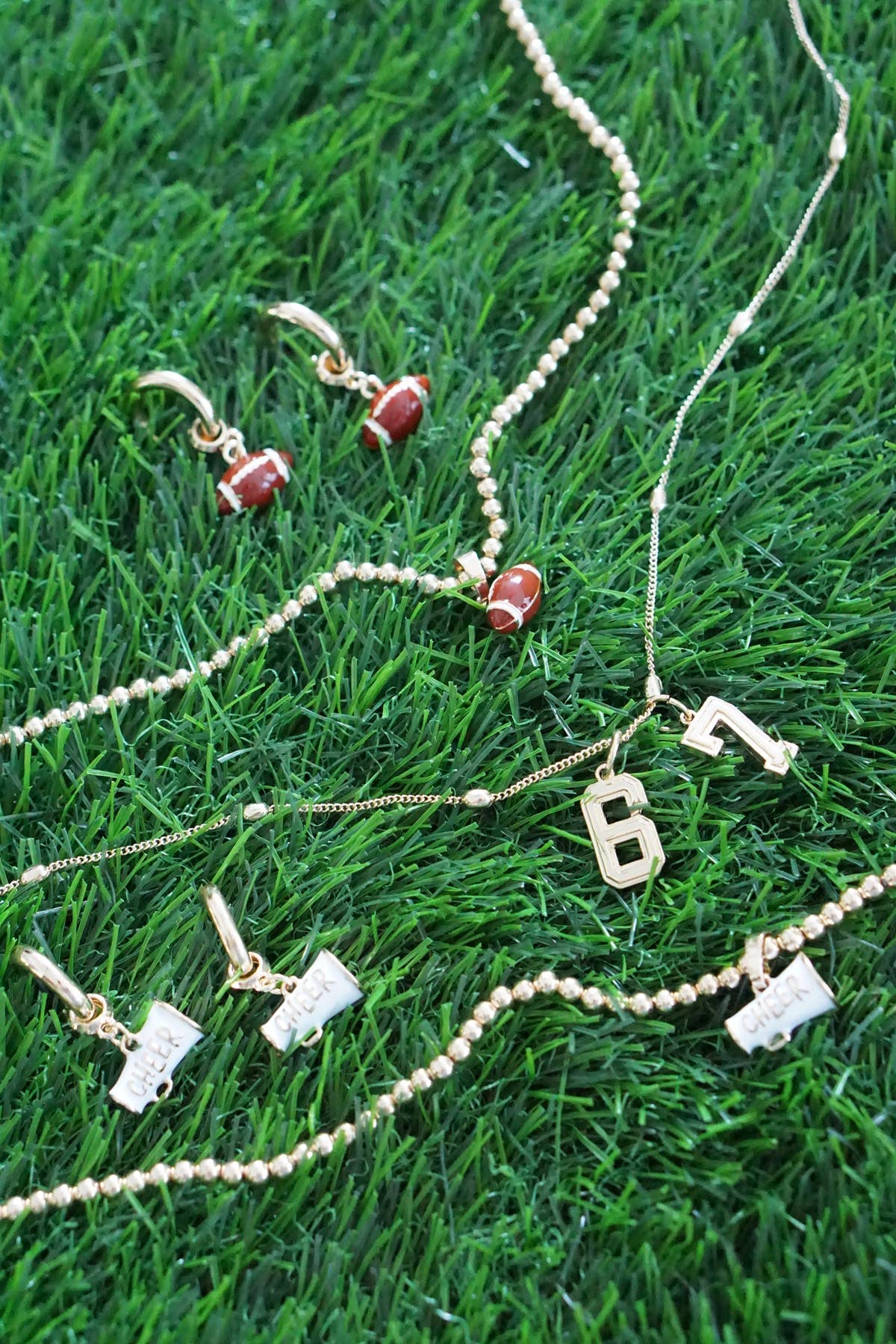 Canvas Style - Wholesale Individual Charm/Pendant - Number Charm in Shiny Gold1