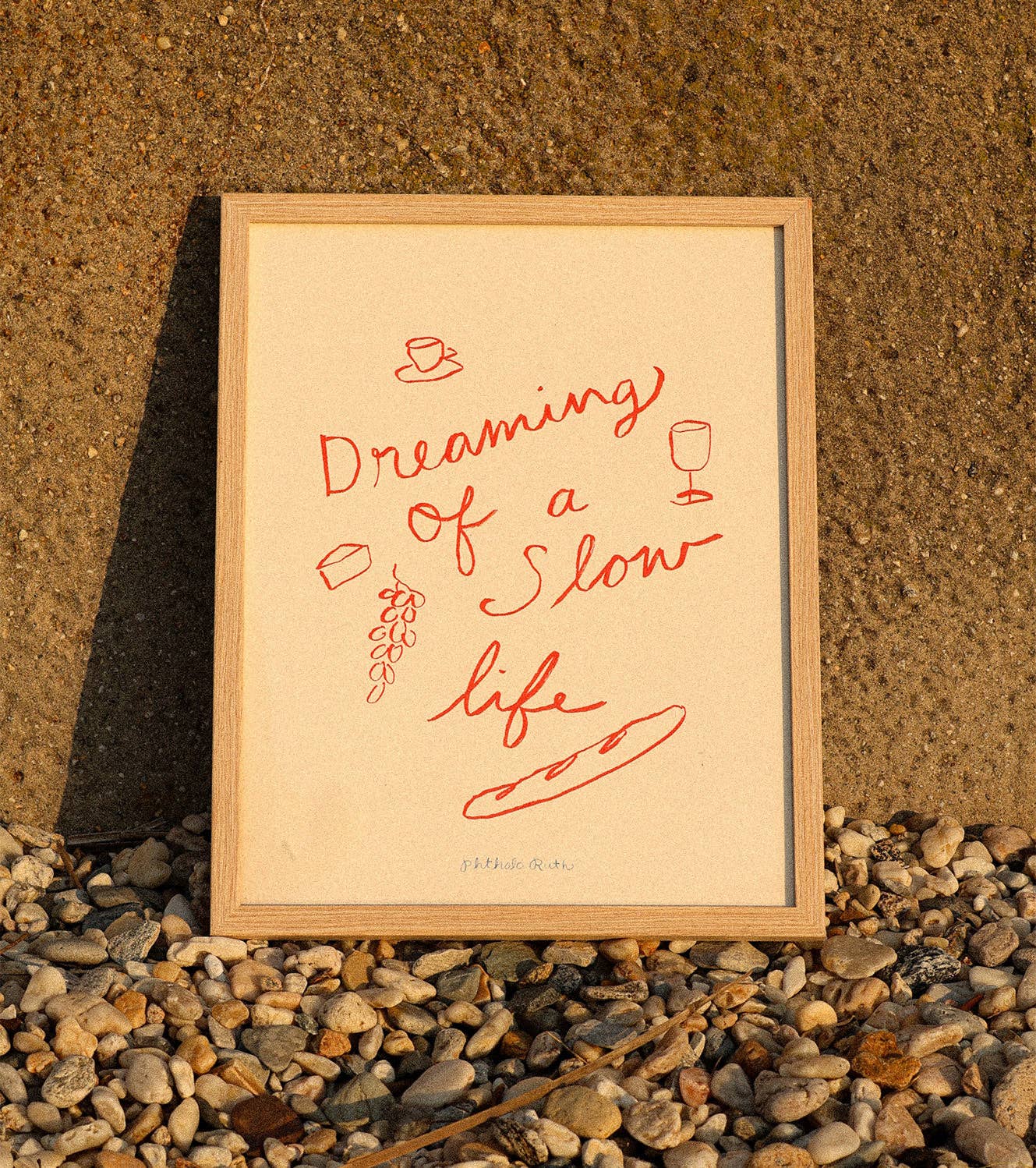 Phthalo Ruth - Wholesale Art Print - Dreaming of a Slow Life Art Print1