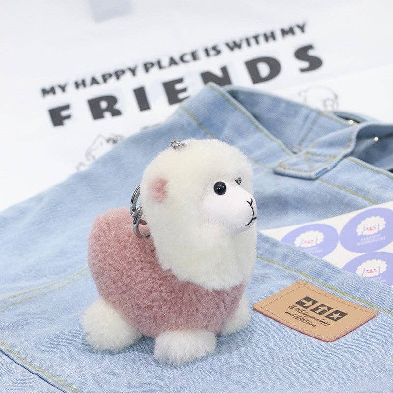 FurDecoration - Vendita all'ingrosso Portachiavi - Donna - Portachiavi in lana di alpaca mini - adorabile e alla moda2