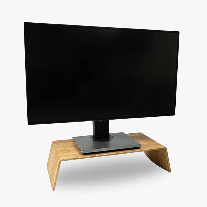 rehausseur d'écran en bois massif pour la vente par JUNGHOLZ Design