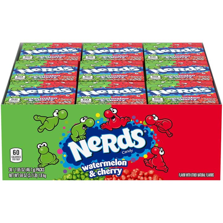 Nerds Watermelon & Wild Cherry 36 ct. for wholesale by Sugar Bear Candy