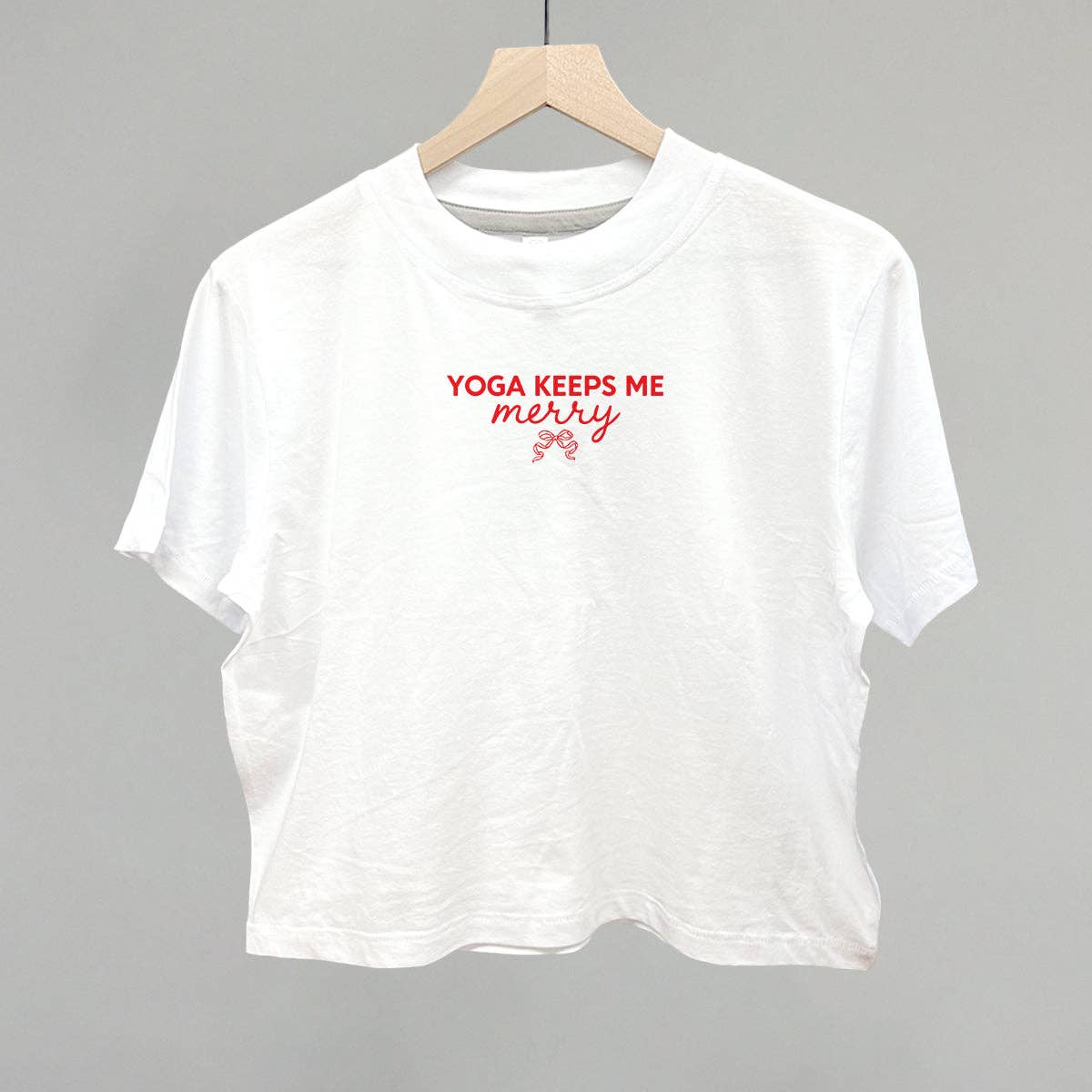 Ivy + Cloth - Wholesale Screen Printed T-Shirt - Women's - Yoga Keeps Me Merry