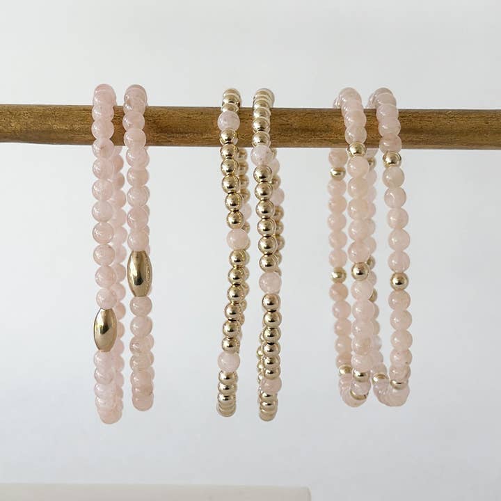 Chelsea Bracelets, Pink for wholesale by Jeny Baker Designs