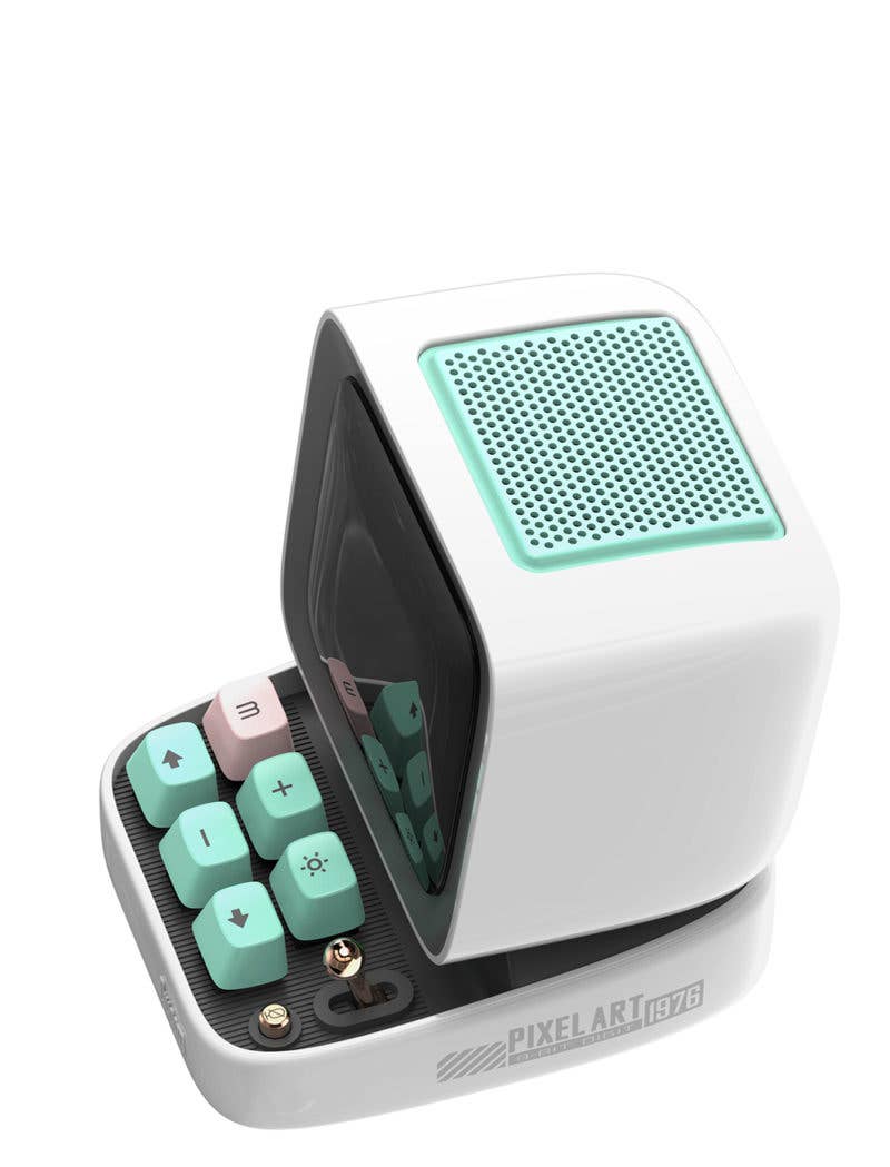 RESET CLUB - Wholesale Speakers - DIVOOM SPEAKER - DITOO PRO WHITE BLUETOOTH SPEAKER2