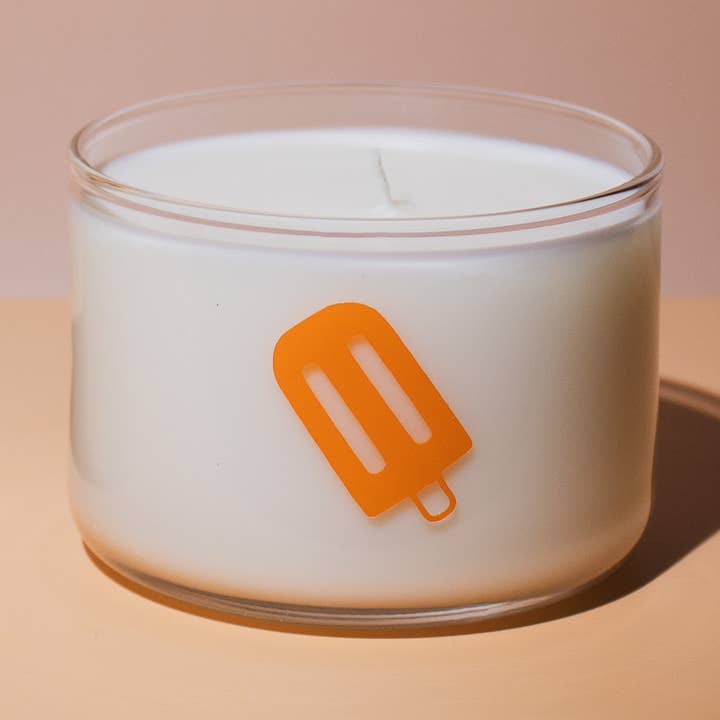 Paleta / Mango Mini Candle / Latina + Midwest Inspired for wholesale by Fresa Creative