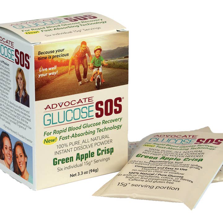 Glukos SOS grönt äpple för wholesale av Advocate Glucose SOS