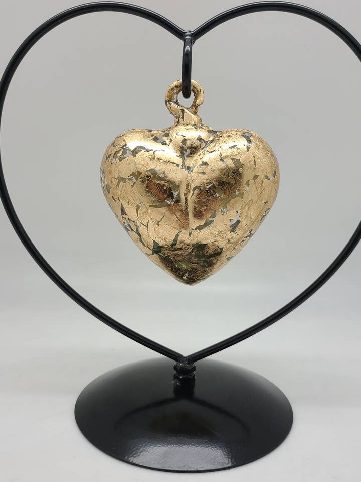 MXAH-HG/S- Cuore di Vetro con Supporto per la vendita all'ingrosso da parte di Contreras Designs