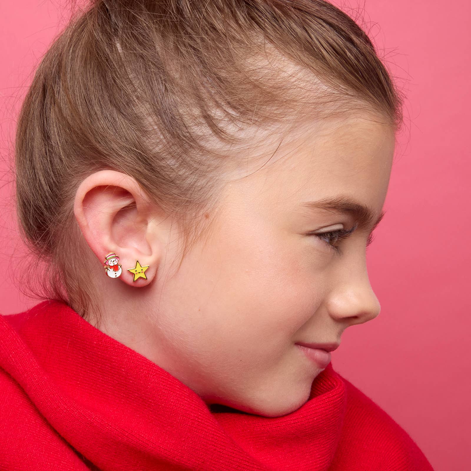 Girl Nation - Vente Clous d'oreille - Boucles d'oreilles Étoiles Brillantes | Clous | Petit Cadeau de Noël4