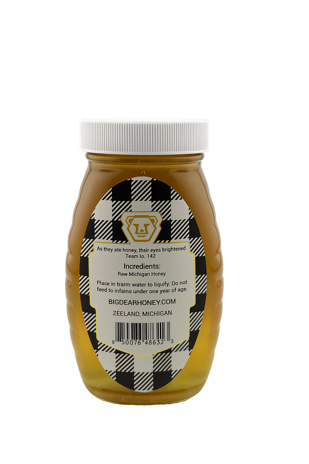 Big Bear Honey – wholesale Honung – Klassisk Rå Honung 8 oz2