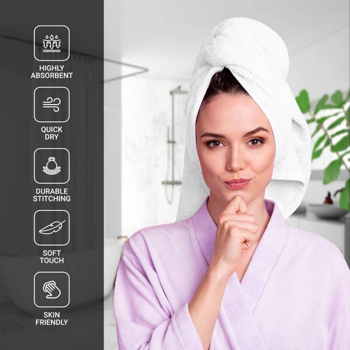 Soft Textiles - Wholesale Towel Set - SOFT TEXTILES BATH TOWEL 6 PACK 100% COTTON RING SPUN BATH TOWELS SET 24X48 INCHES9