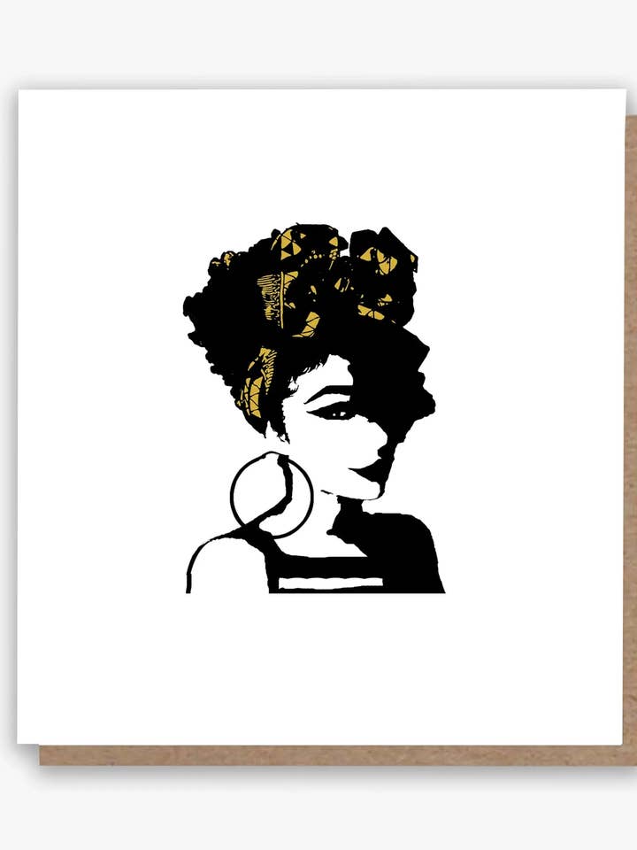 Biglietto di auguri per ragazza nera per la vendita all'ingrosso da parte di All Shades