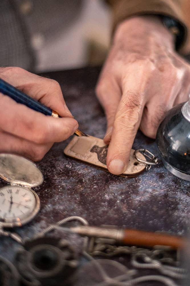 Costurero Real – Großhandel Schlüsselanhänger – Unisex – Schlüsselanhänger aus Steampunk-Holz, Heißluftballon, Vintage-Stil (Kopie)2