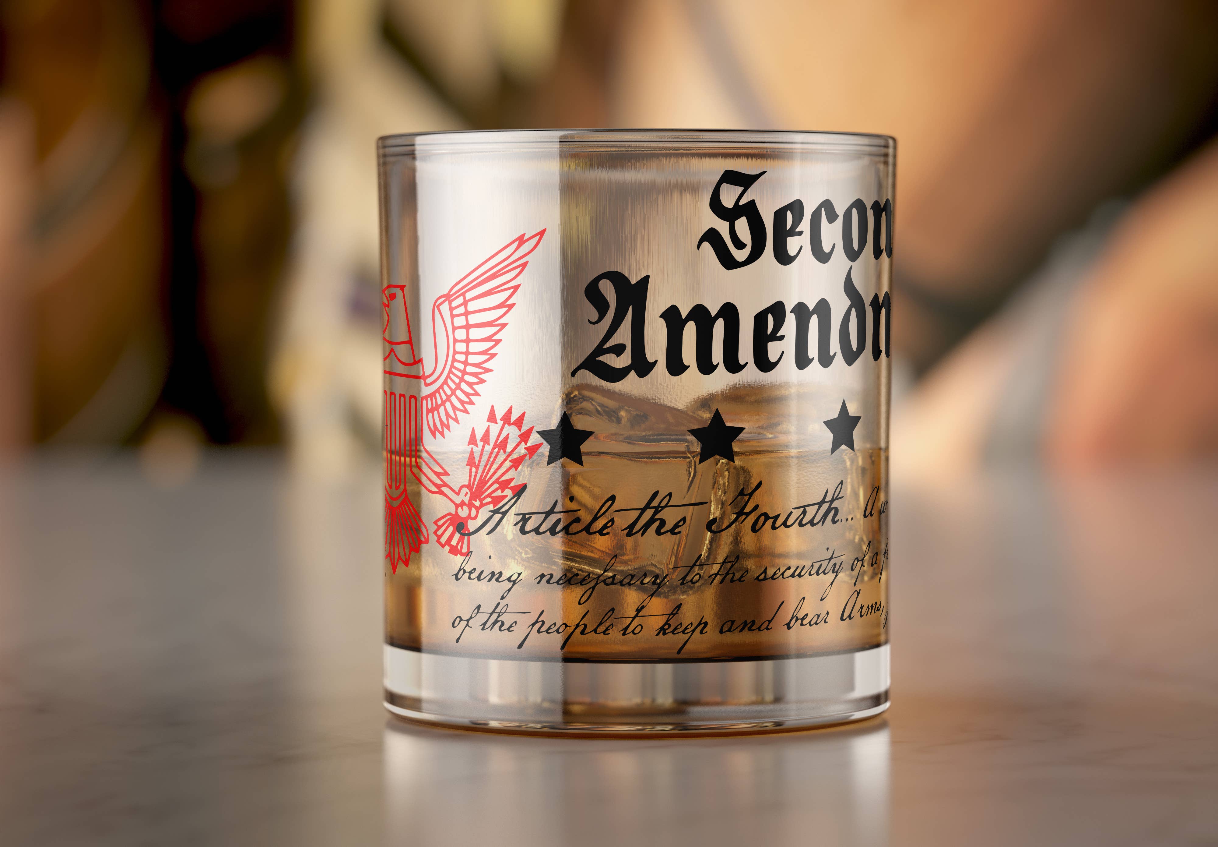 Well Told - Wholesale Cocktail/Liquor Glass - 2nd Amendment - Historical - Whiskey Rocks Glass - 11 oz3
