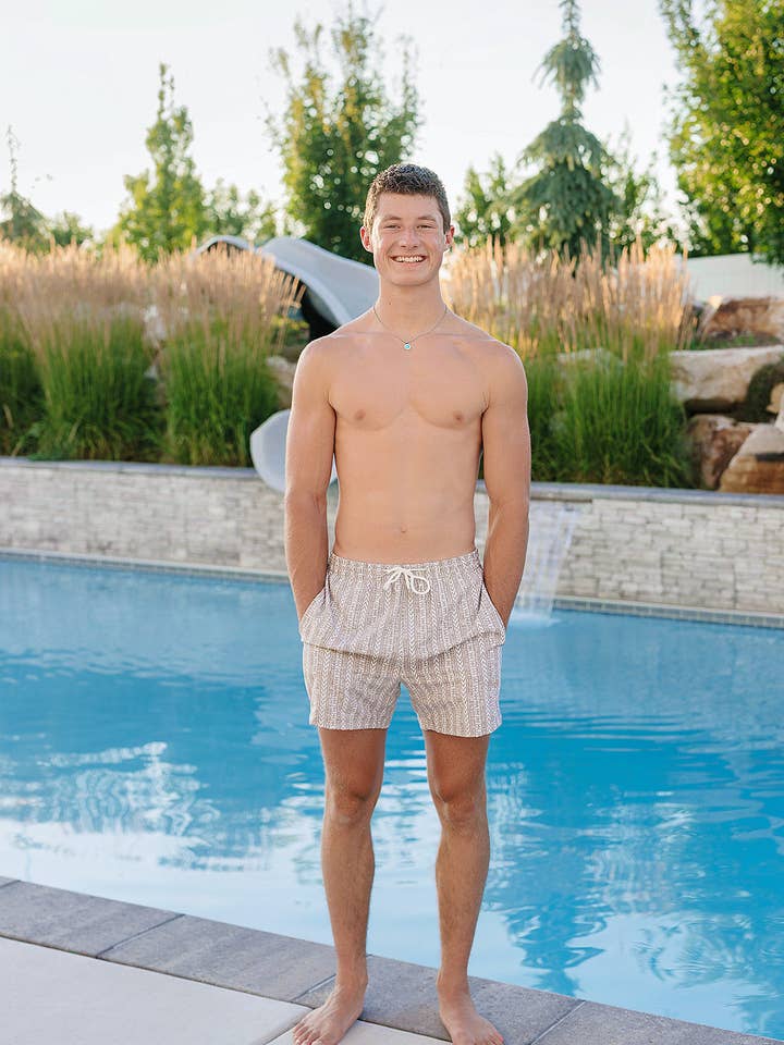 SS2026 Os calções de banho para adultos "Cash" por atacado de Current Tyed Clothing