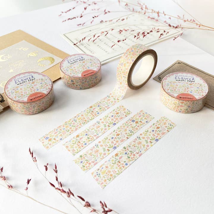 Washi Tape - Bloeiende bloemen voor wholesale door Lettoon