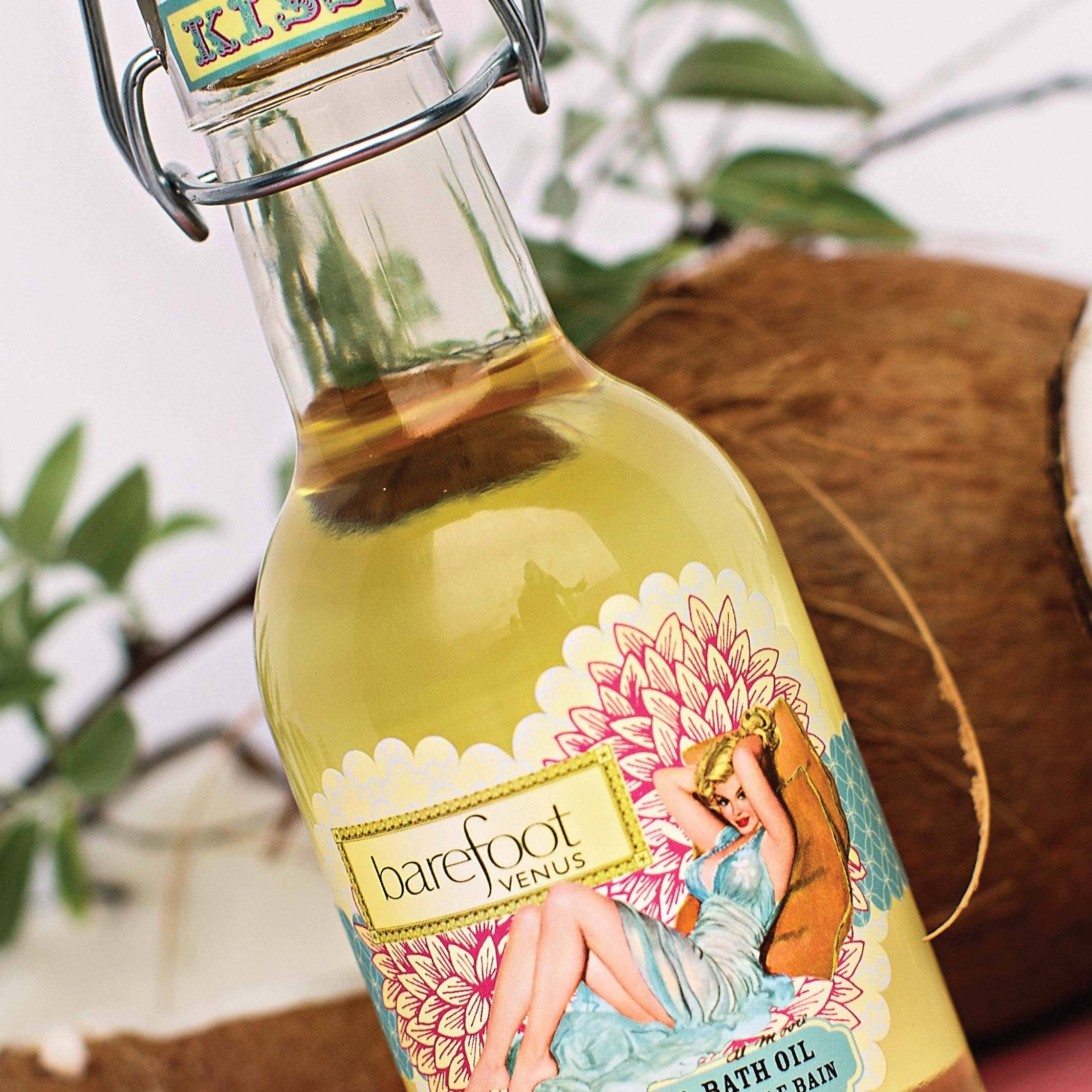 Barefoot Venus - Wholesale Bath/Body Oil - Coconut Kiss | Body+ Bath+ Massage Oil1