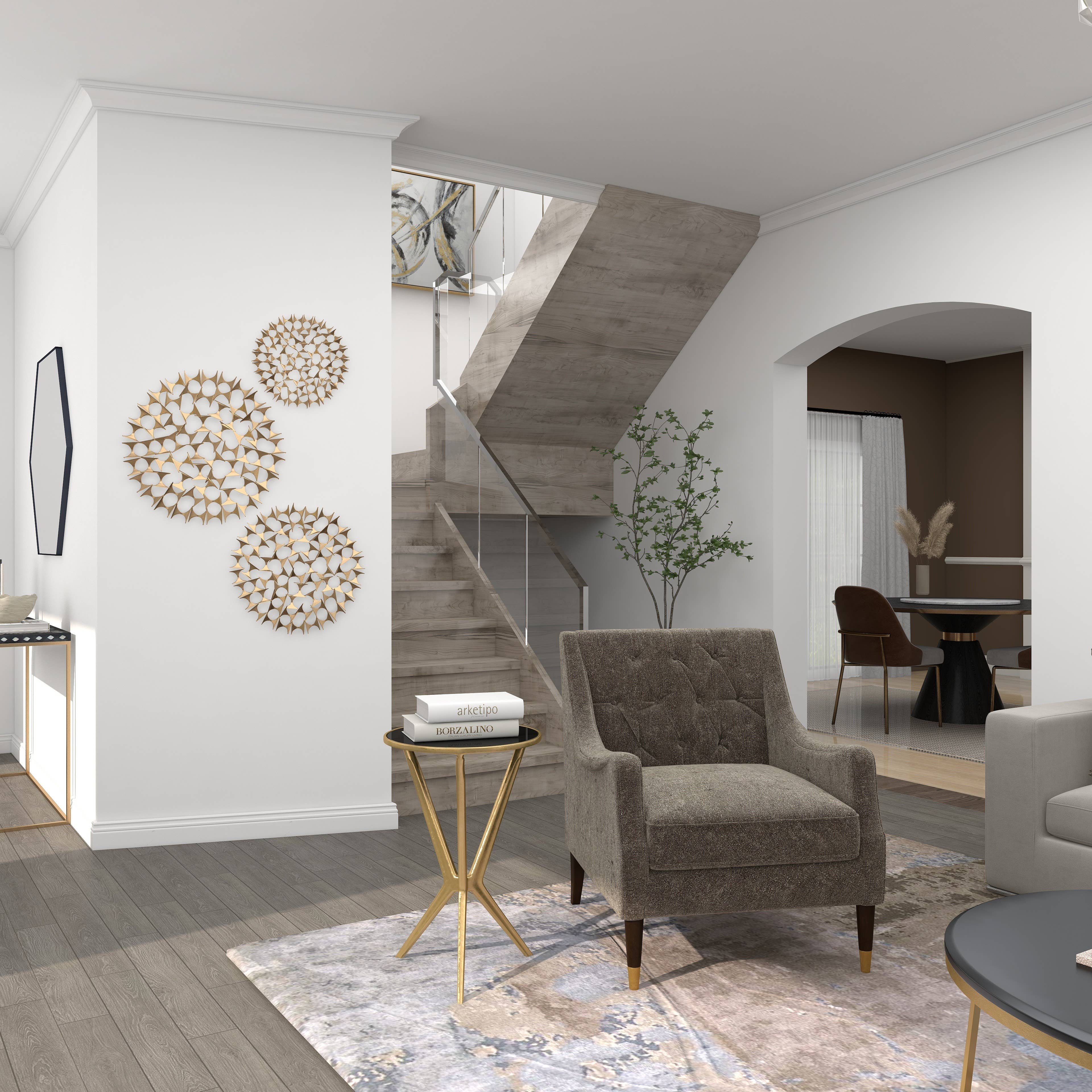 Deco Marché - Wholesale Wall Art Set - Modern Gold Metal Wall Decor Set13