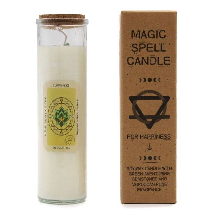 Cardshouse - Wholesale Votive Candle - Magic Spell Candle - Happiness AW gifts0
