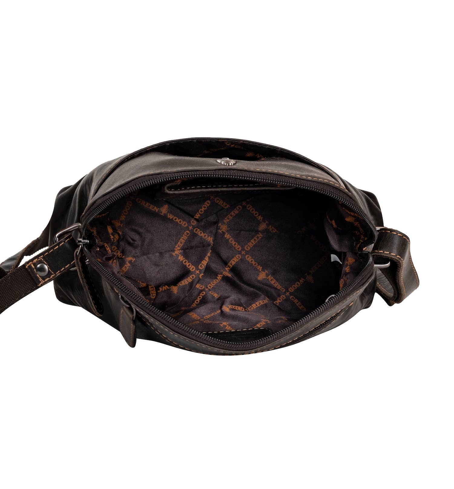 Greenwood Leather - Wholesale Shoulder Bag - Unisex - Leather Shoulder Bag - Honey4