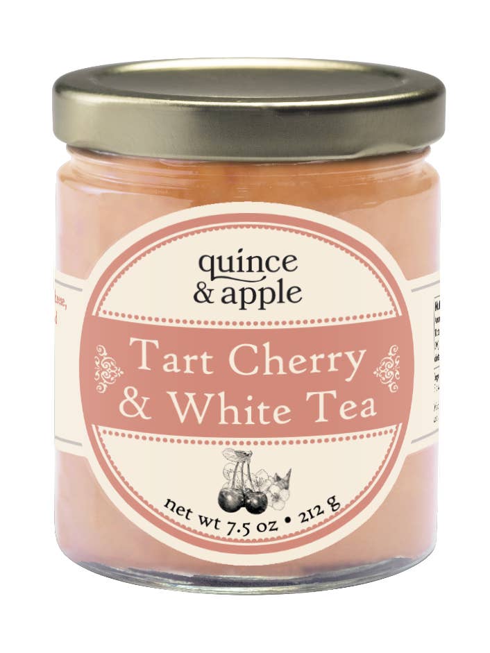 Tart Cherry and White Tea - Case of 12 - 6 oz Jars for wholesale by Gourmet Indulgences, LLC (dba Quince & Apple Company)