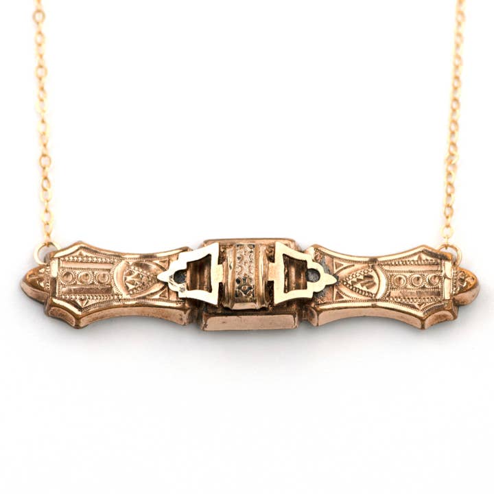 Colar Pin Barra Classic Dimensional por atacado de Lily Henry Jewelry