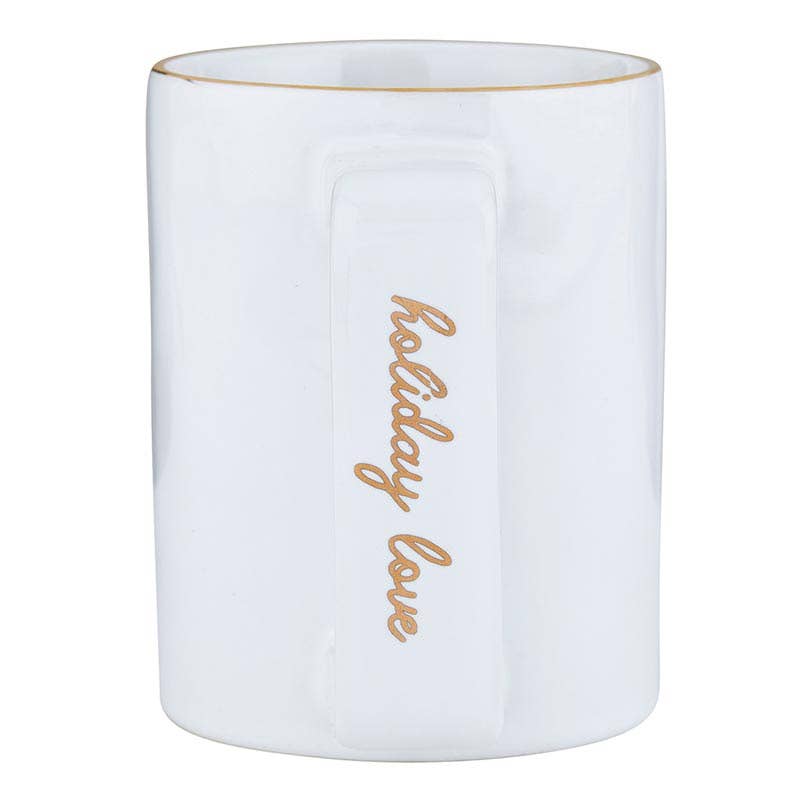 Santa Barbara Design Studio by Creative Brands - Wholesale Coffee Mug - Gold Foil Organic Mug - Holiday Love1