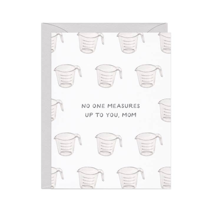 Amy Zhang - Wholesale Mother's Day Card - Measures Up — Baking Pun Mother's Day Card1