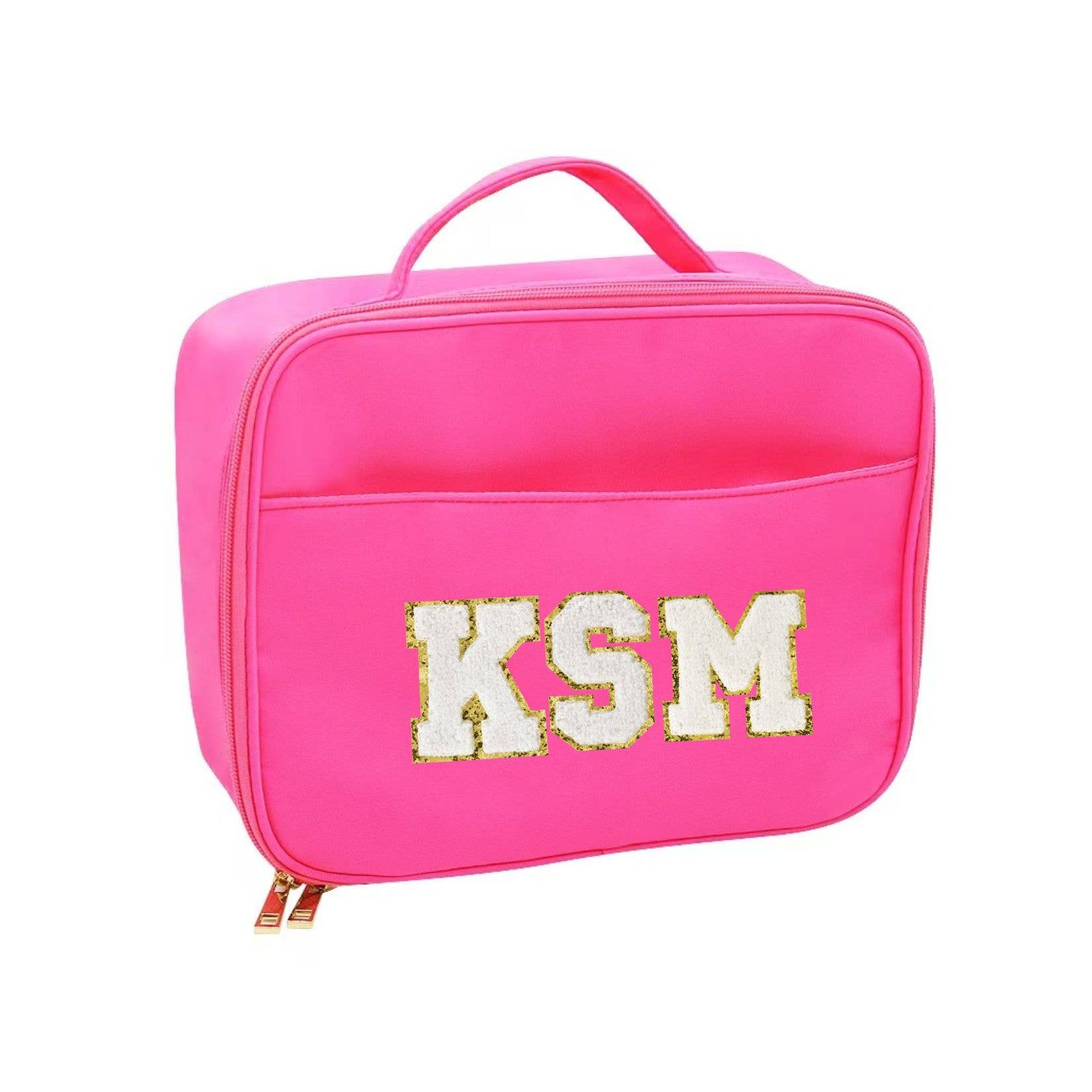 Mavi Bandz – wholesale Lunch bag/box – On Sale !! Varsity Collection School Lunch Bag Box Hot Pink2