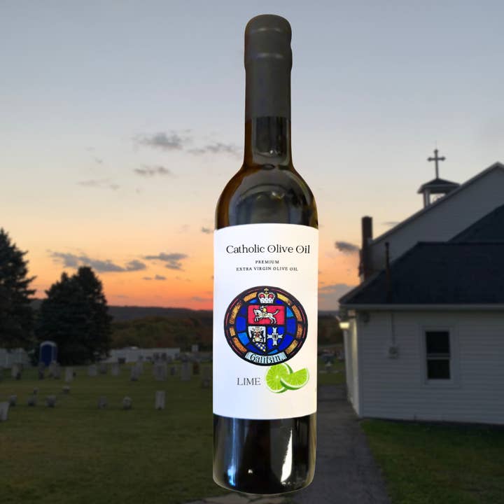 Vater Gallitzin Limetten-Olivenöl für den Großhandel von Catholic Olive OIl