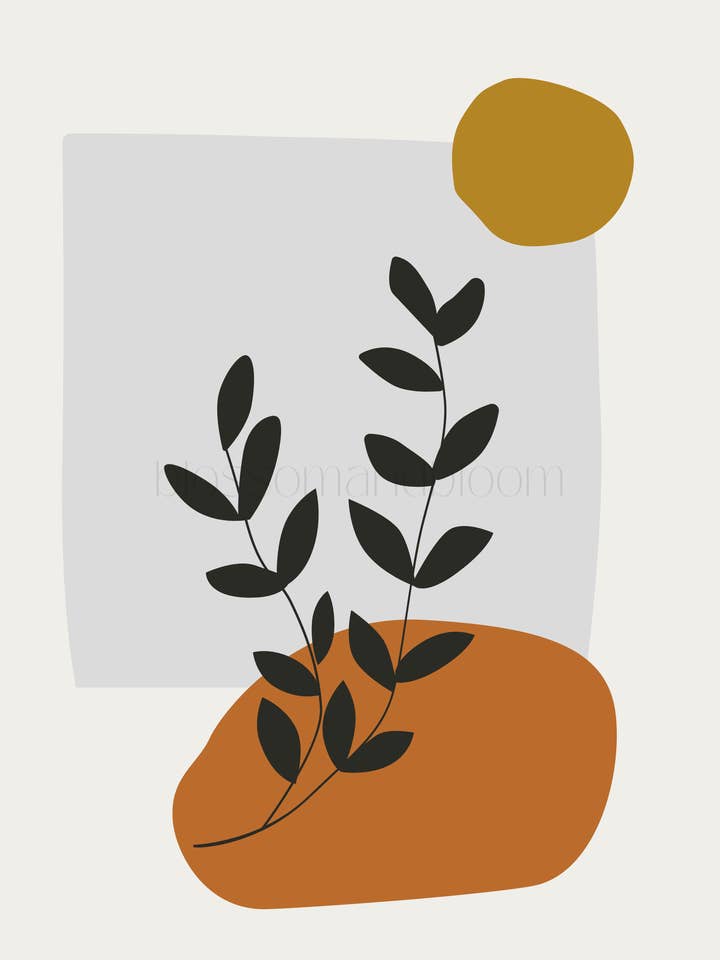 Abstrato floral por atacado de Blossom & Bloom