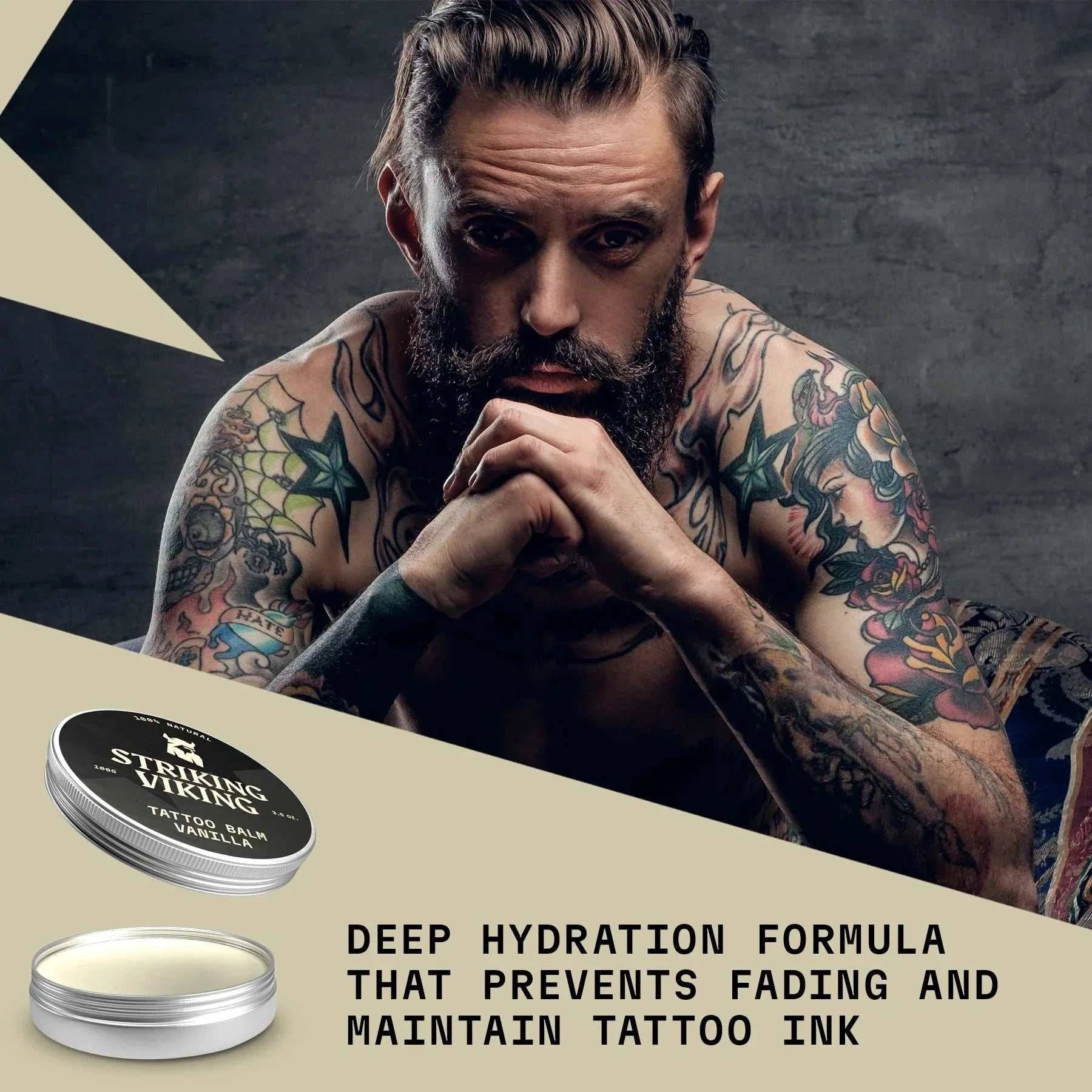 Striking Viking - Wholesale Tattoo Ointment/Care - Tattoo Balm - Vanilla1