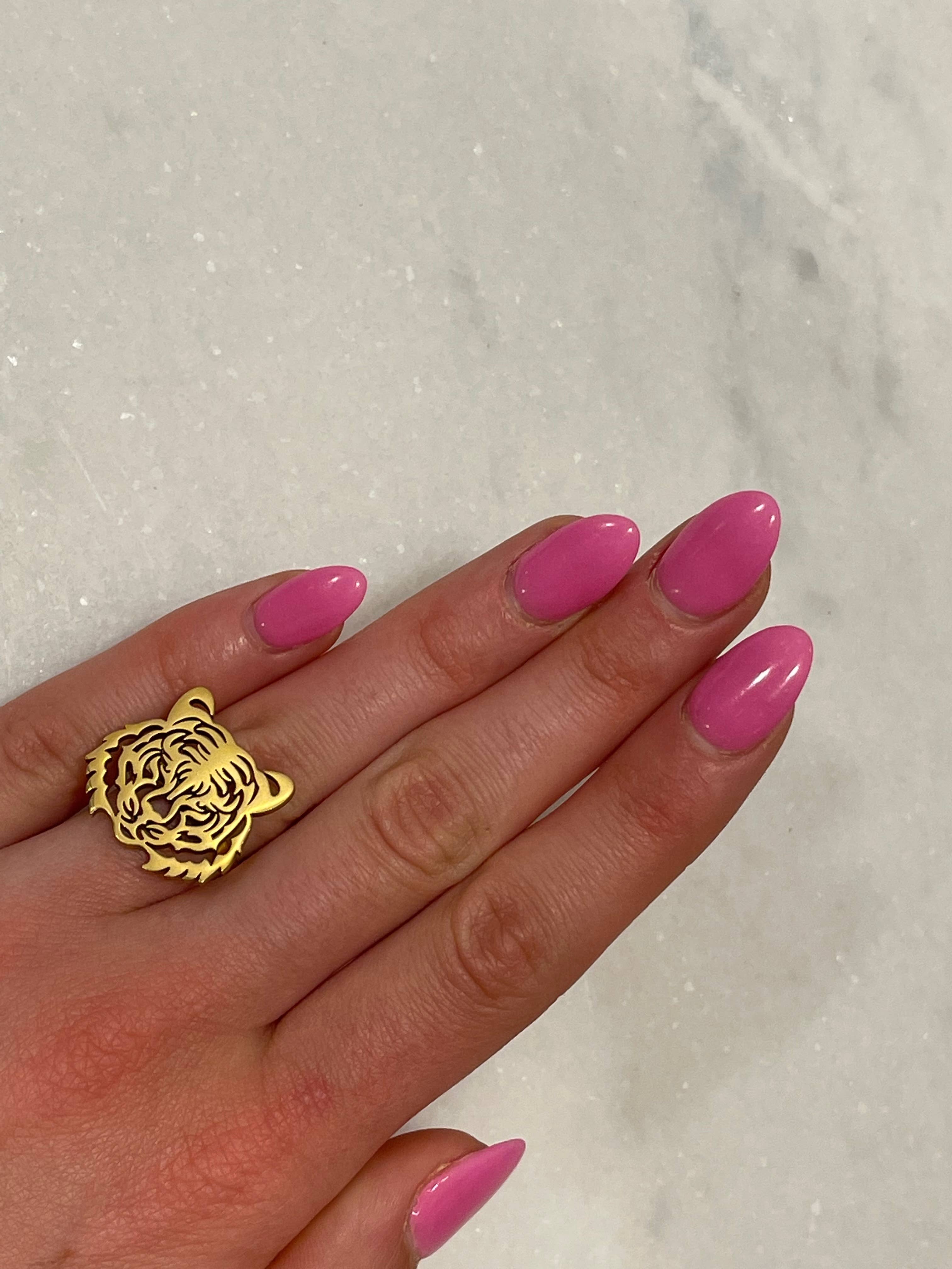 Steele Sloan Designs - Wholesale Cocktail/Statement Ring - CUTEST Tiger Ring! Tiger STYLE! Auburn, Clemson, LSU, Mizzou2