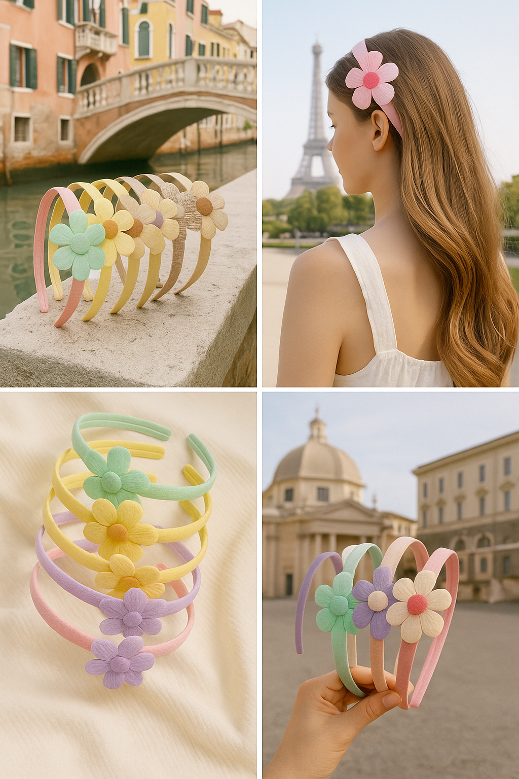 Kids4trendy - Wholesale Fashion Headband - Kids - Flowers her tires1