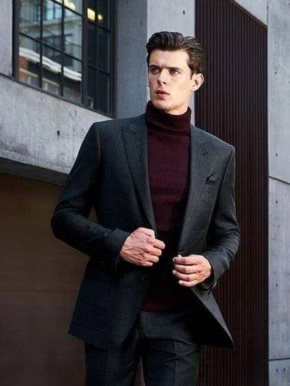 Mens Big and Tall Navy Blue Blazer for wholesale by Alberto Nardoni