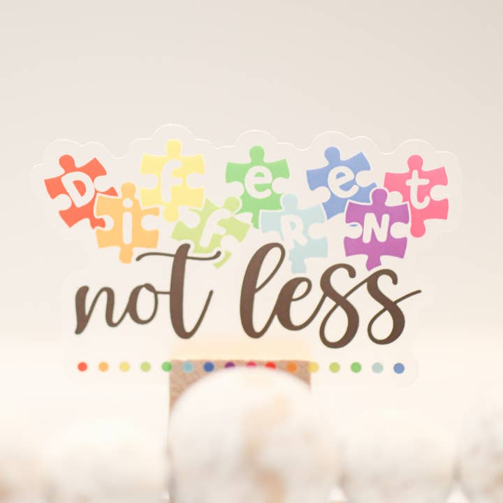 Savannah and James Co - Wholesale Sticker - Rainbow niet minder duidelijk, vinyl sticker, 3in.0