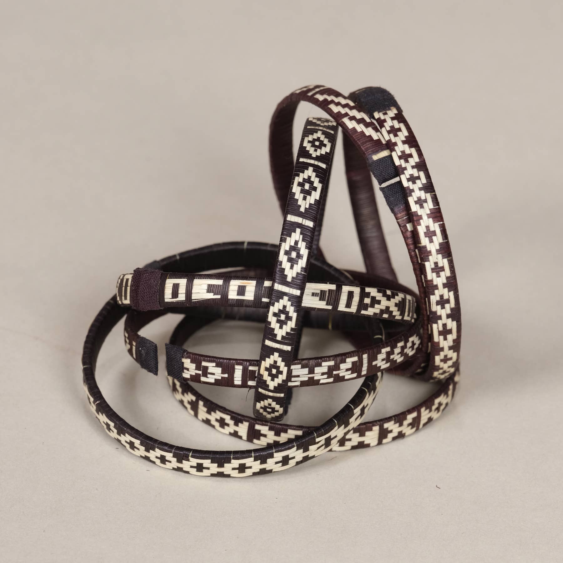 AS'ART a sense of crafts - Wholesale Bangle Bracelet - Caña Flecha Bracelets, natural/brown, Colombia0