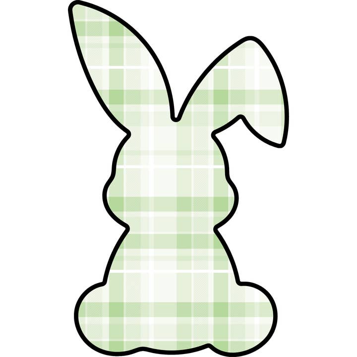 Påskdörrhängare, Kaninform, DCO-W-1193-DH, 22" Dörrhängare för wholesale av DecoExchange