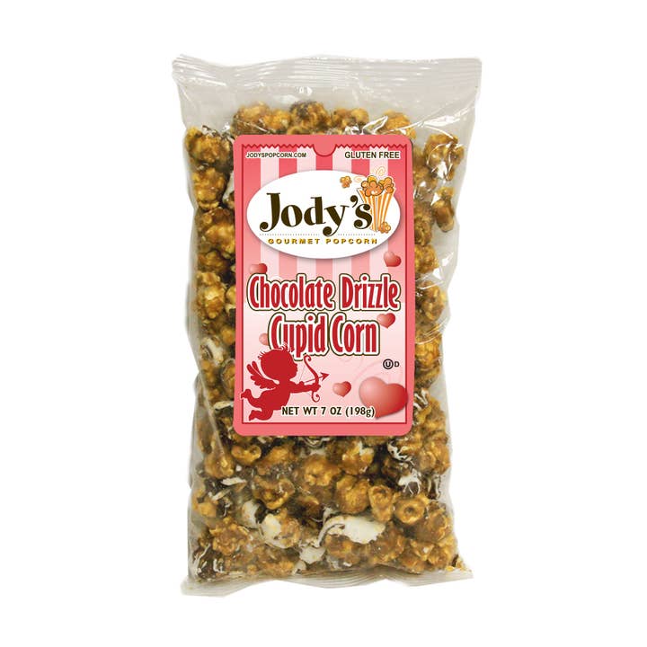 Sachet transparent Chocolate Drizzle Cupid de 7 oz - paquet de 12 pour la vente par Jody's Inc.