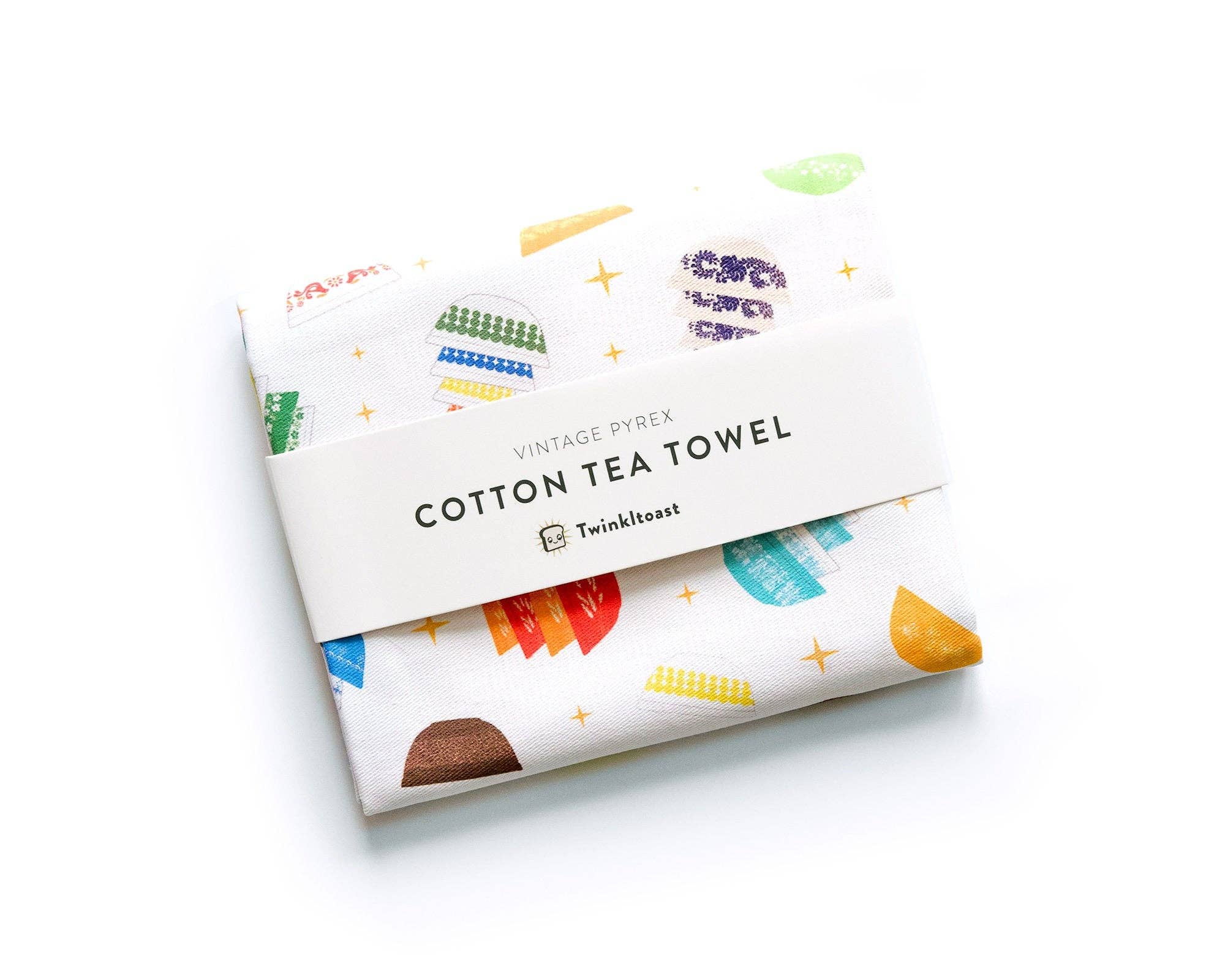 Twinkltoast - Wholesale Tea Towel - Pyrex-Inspired Tea Towel Sparkle – Retro Kitchen Gift2